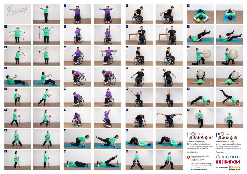 Affice des exercicse de mouvement.