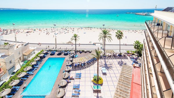 Hotel THB El Cid, Playa de Palma, Pool und Strand